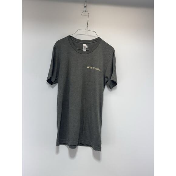 War Hippies T-Shirt Army Green Strength Protector Live Free Faith Love Men’s S - Picture 1 of 9